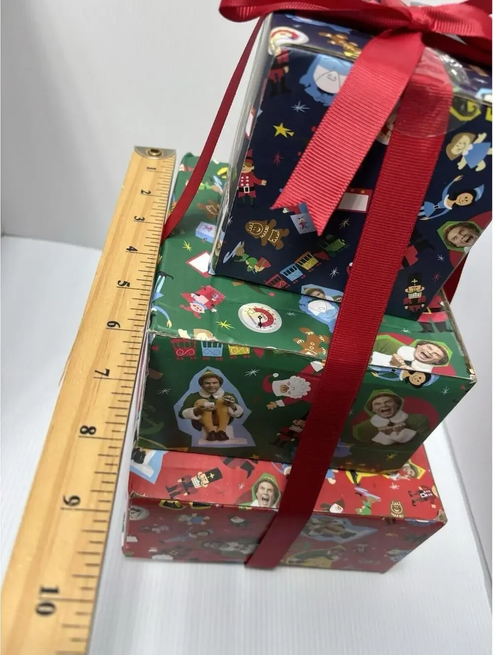 Men’s Elf Movie Socks 3-Box Set Ankle Crew Slipper Holiday Christmas Lot NEW
